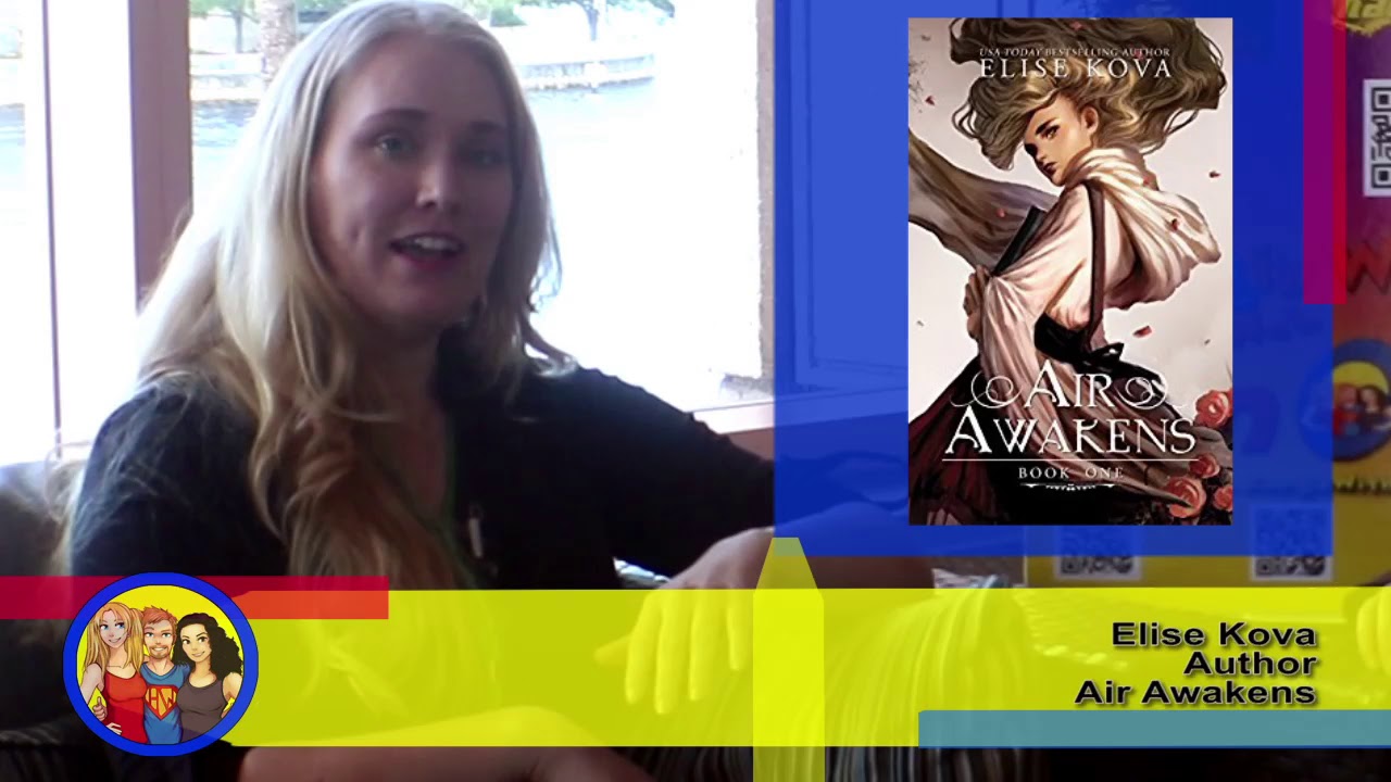 The Air Awakens with Fantasy/Steampunk Author Elise Kova: an interview on the Hangin With Web Show