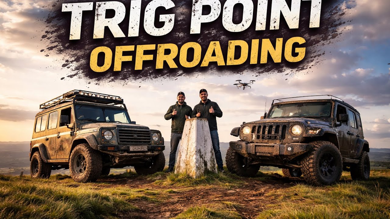 Trig point offroading #navuchahal0 #offroading 