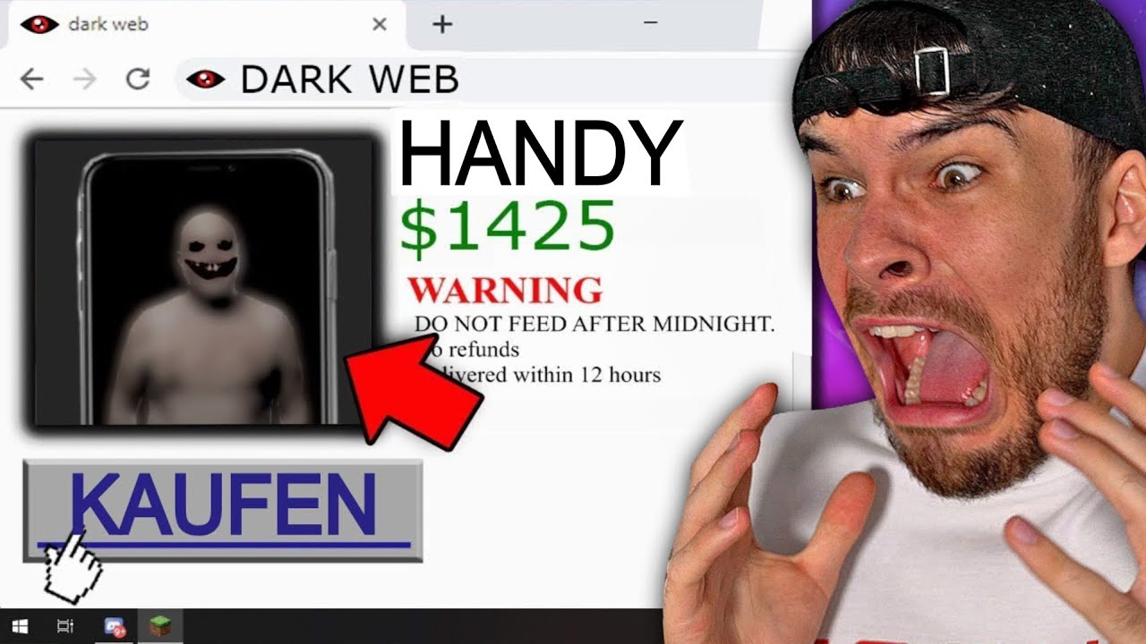 ich KAUFE 😨 im DARK WEB ein HANDY um 3 UHR Nachts! (ES IST VERFLUCHT) *nicht alleine anschauen*