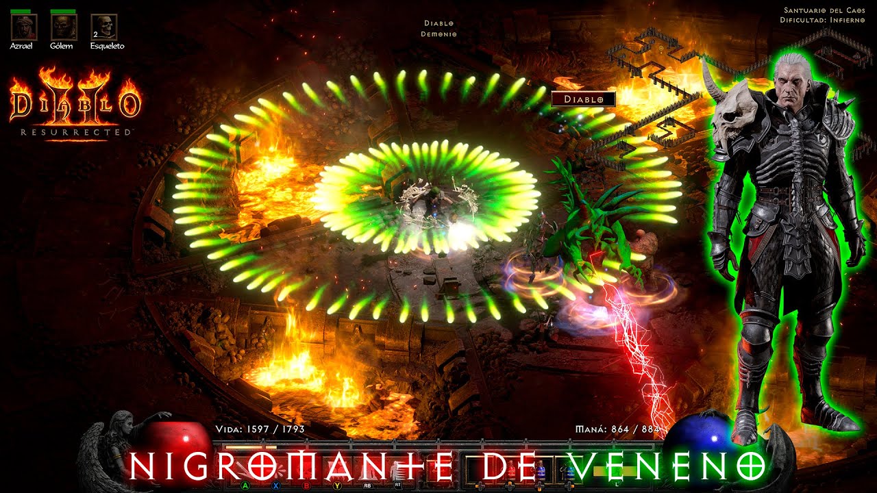 Gu&iacute;a completa del Nigromante de Veneno en D2R