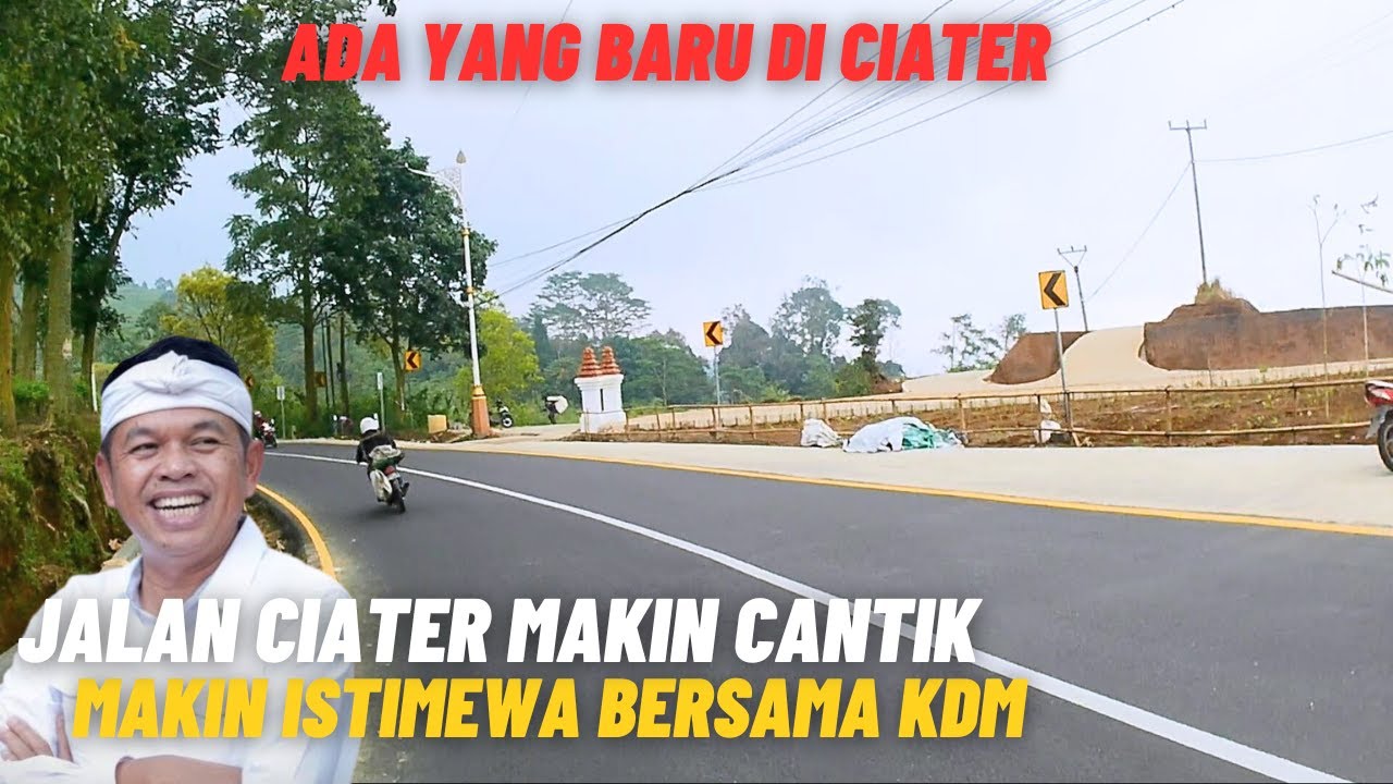 JALAN CIATER SUBANG TERBARU | ADA TUGU PERBATASAN KBB - SUBANG DAN JUGA PEMBUATAN REST AREA CIATER