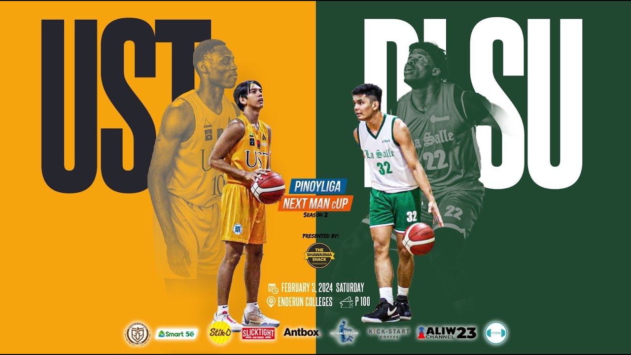 PINOYLIGA NEXT MAN CUP SEASON 2 UST GROWLING TIGERS vs DLSU GREEN ARCHERS