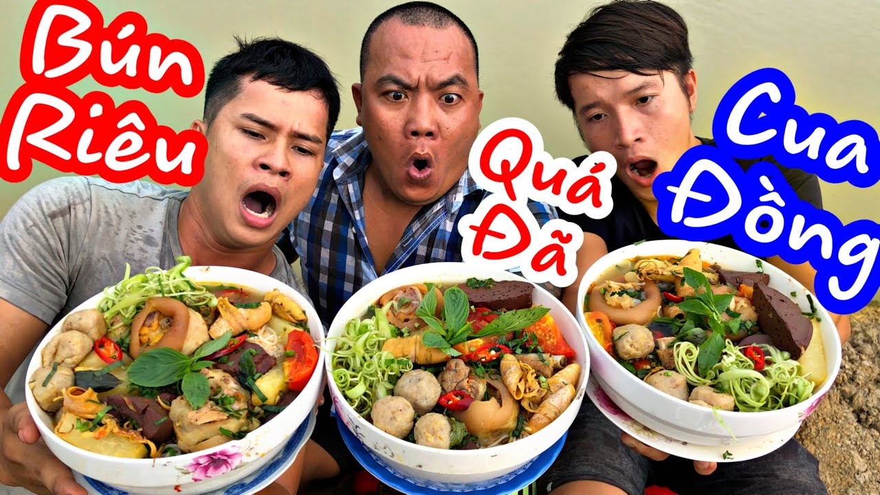 Thánh Xàm dẫn cả Team đi soi Cua bắt được cả đống về làm món Bún Riêu Cua Cực Ngon | Thánh xàm TV