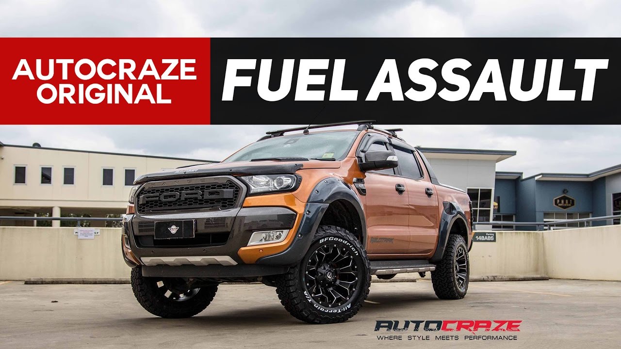 Anthony & Andrew's Assault - Fuel Assault Wheels - Ford Ranger Wildtrak Rims  | AutoCraze