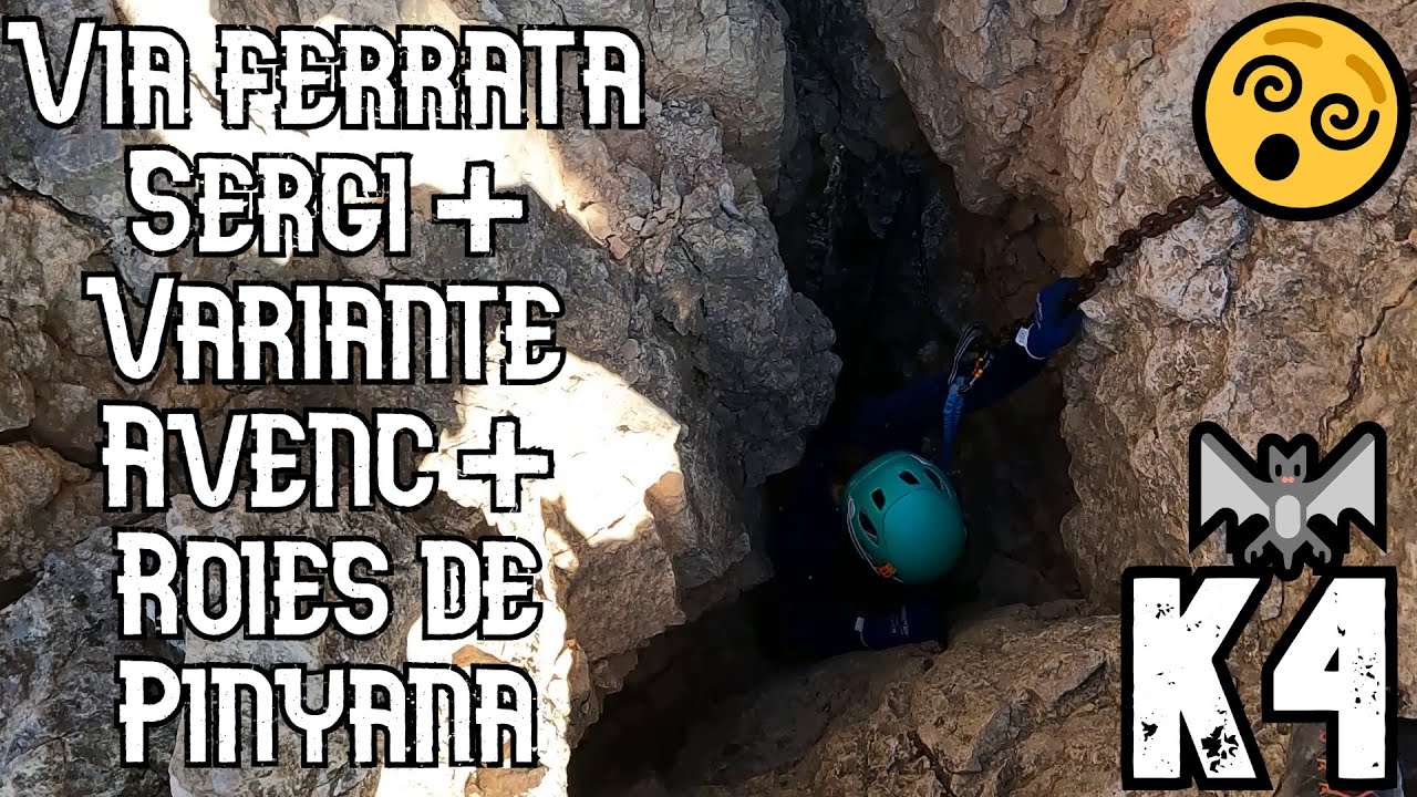 🧗Via ferrata Sergi (k2) + Avenc (k3) +Roies de Pinyana (k4) 😲 Explicadas paso a paso