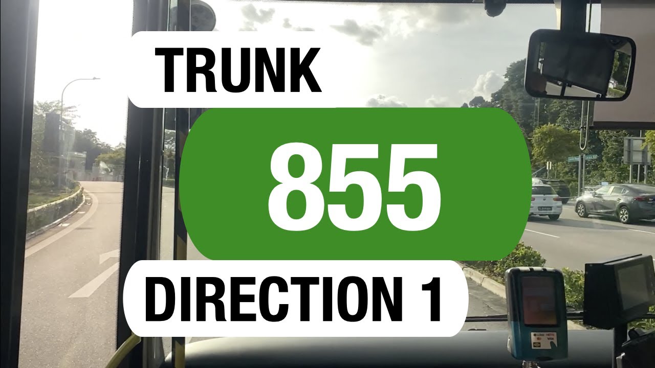 Tower Transit Trunk 855 (Direction 1) | Bus Service Route Visual
