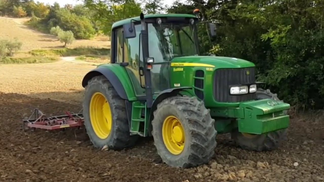 JOHN DEERE 6530 + Vibrocultore ANGELONI