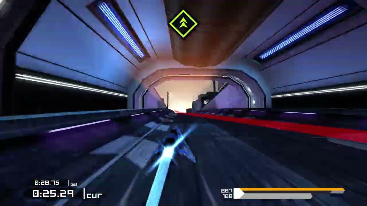 BallisticNG | Maceno Interchange - Speed Lap, Zen (