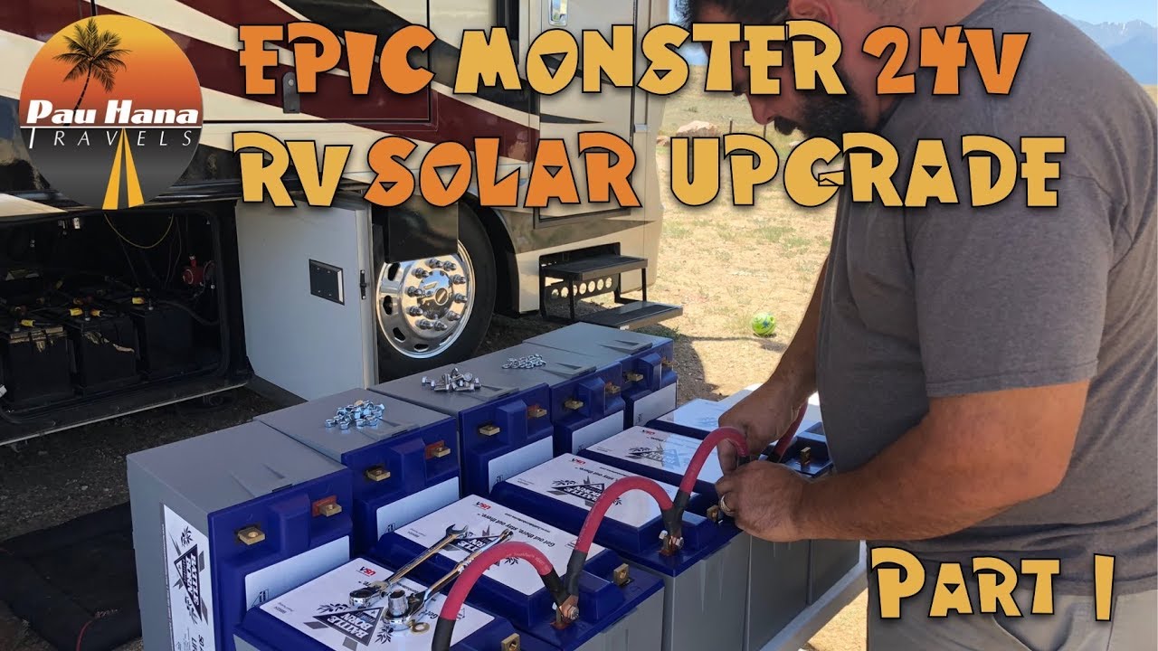EPIC 24v RV Solar Upgrade with Battle Born Batteries & Victron Energy