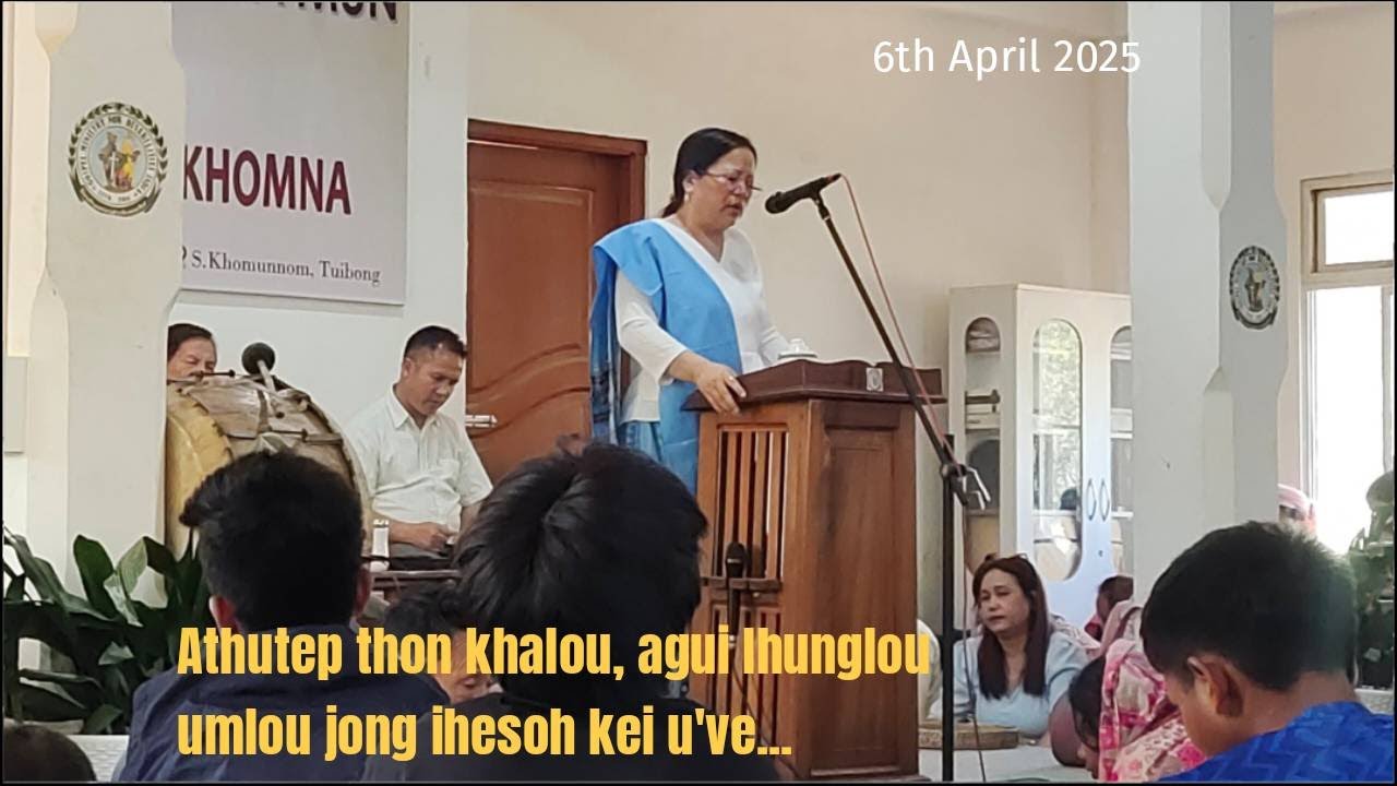 Nu Chinkholam Sunday Speech || GMFDI || 06-04-2025