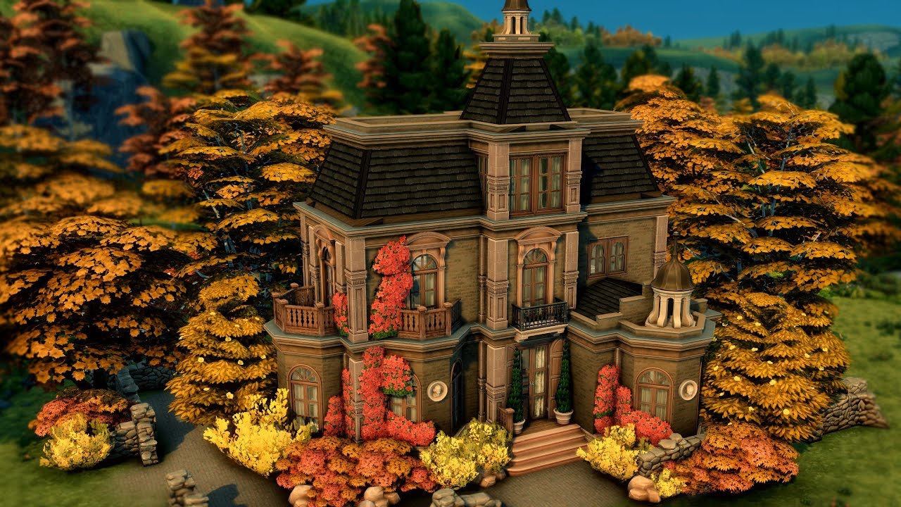 Cordelia's Secret Cottage🍂 //The Sims 4: Speed Build (With CC)
