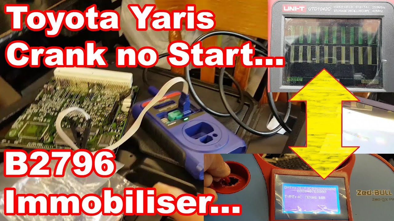 Toyota Yaris не заводится... Неисправности иммобилайзера. Диагностика и ремонт неисправностей.
