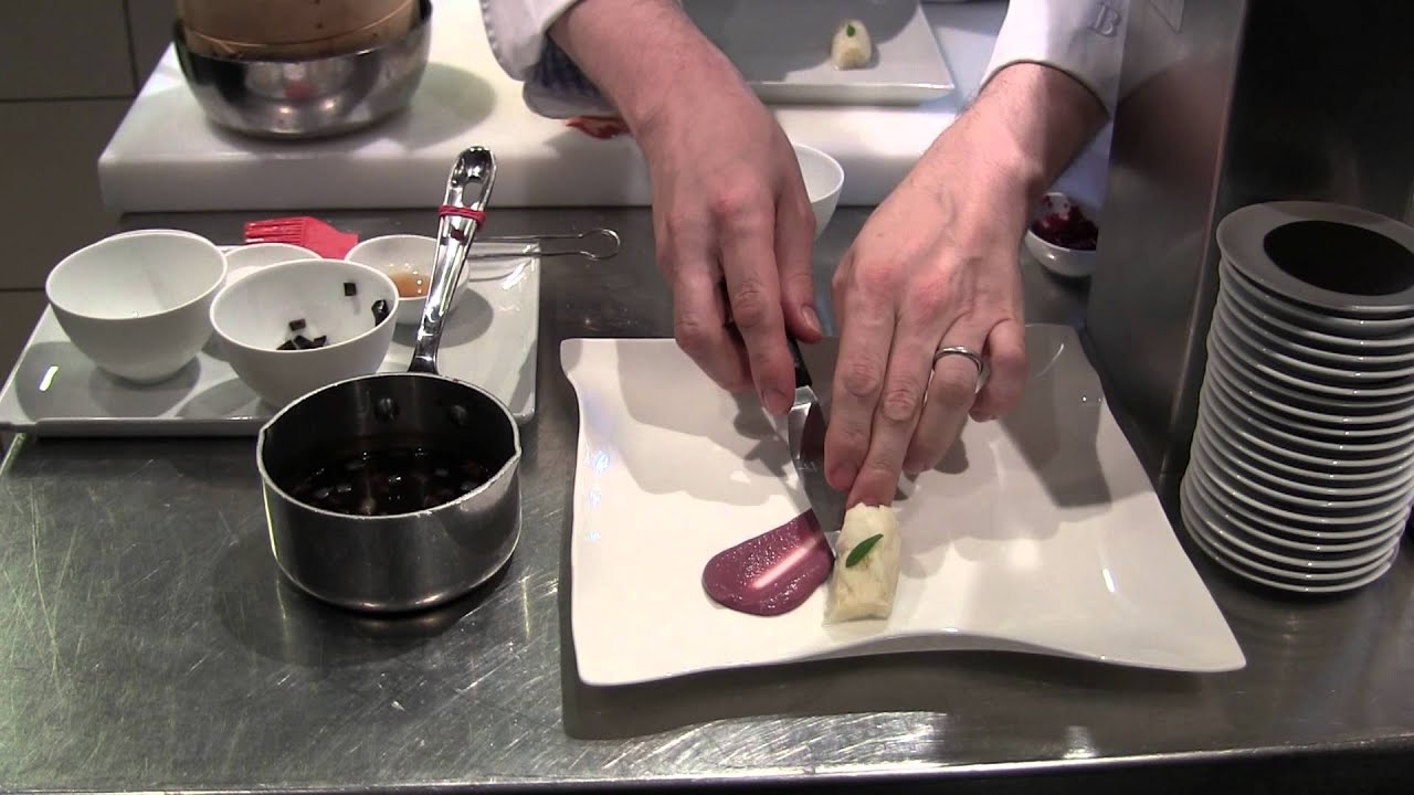 Reitbauer prepares a dish at Steirereck, Vienna