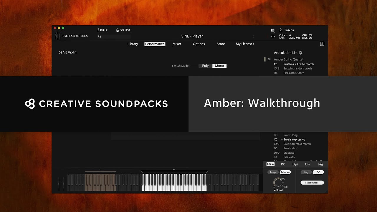 Creative Soundpacks: Amber Walkthrough