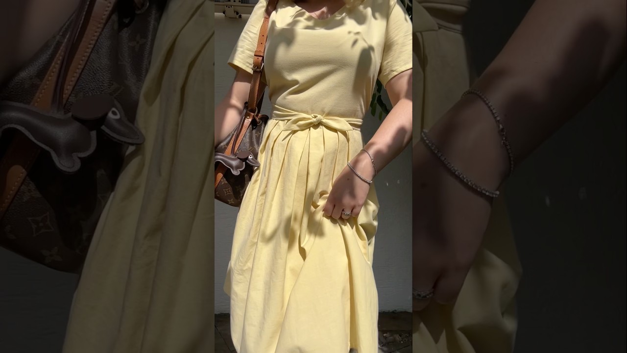 N&auml;htutorial - Marie Kleid von vintagebambi 💛 #sewingtutorial #dress #n&auml;hen #n&auml;hinspo #diy