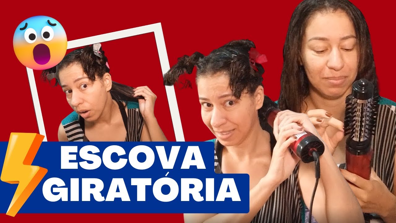 ESCOVA ROTATIVA CHUCANGXIN DA SHOPEE | TESTE DE PRODUTO