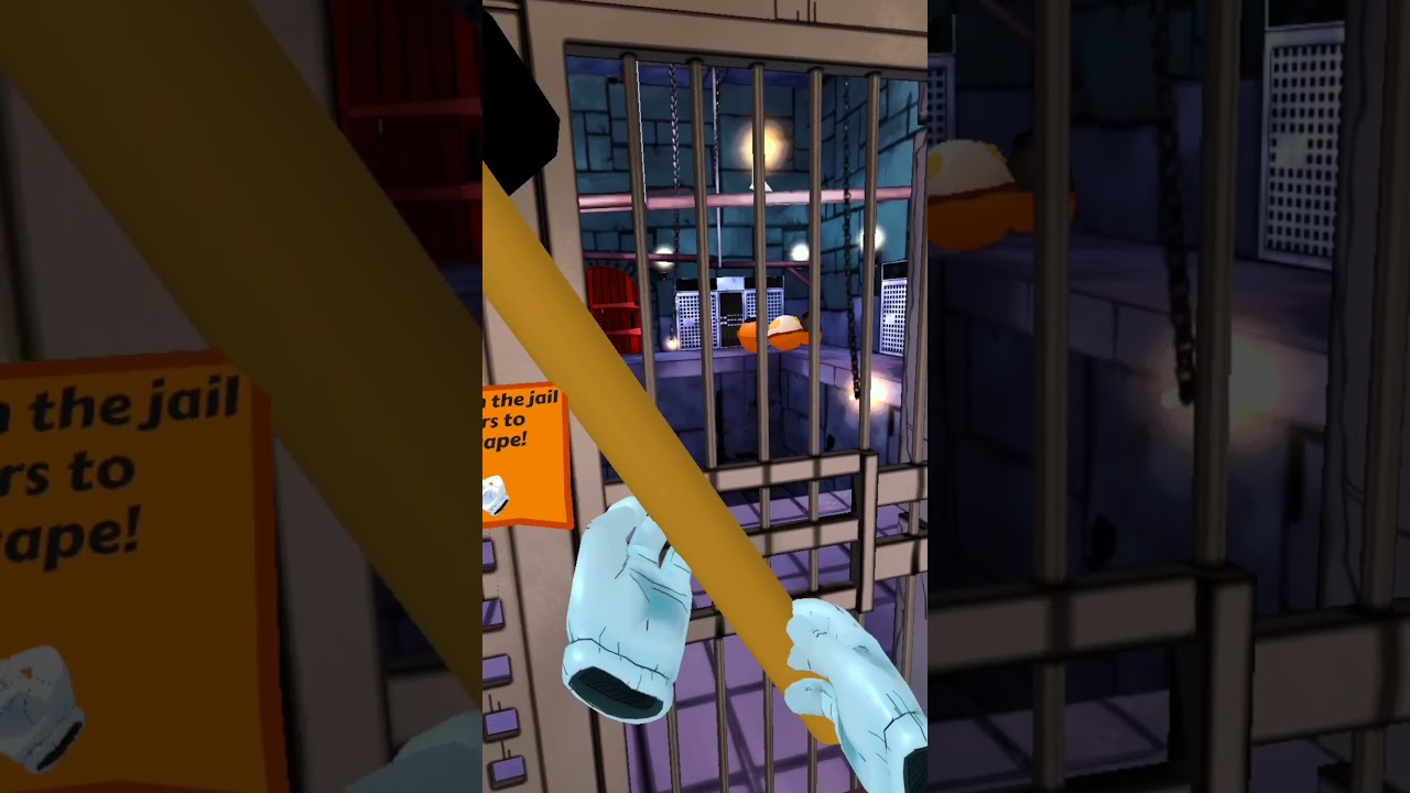 Escaping prison VR prison boss