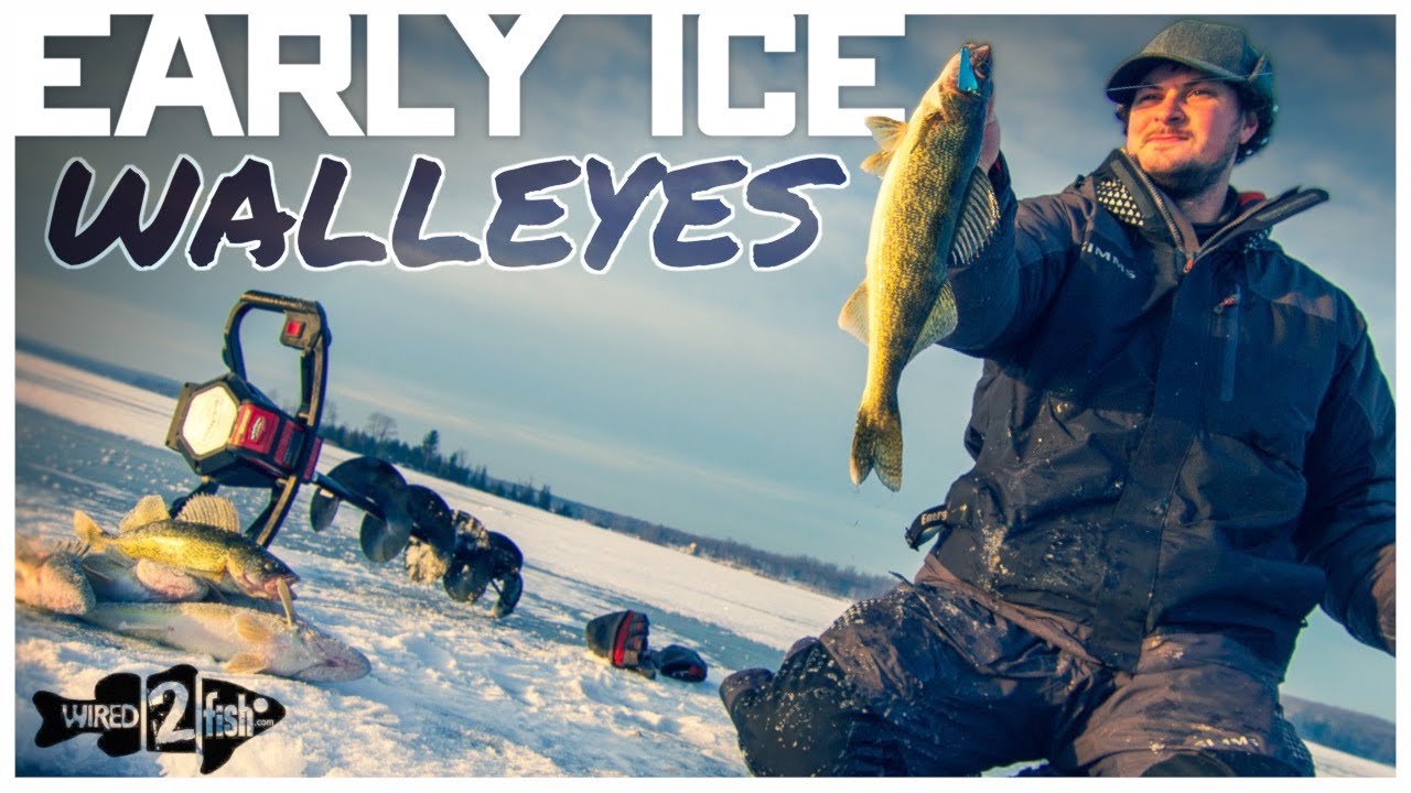 Ice Fishing Early Winter Walleyes: Jigging Spoon Tips