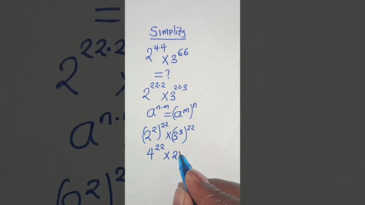 A Nice Exponential Equation Tricks 