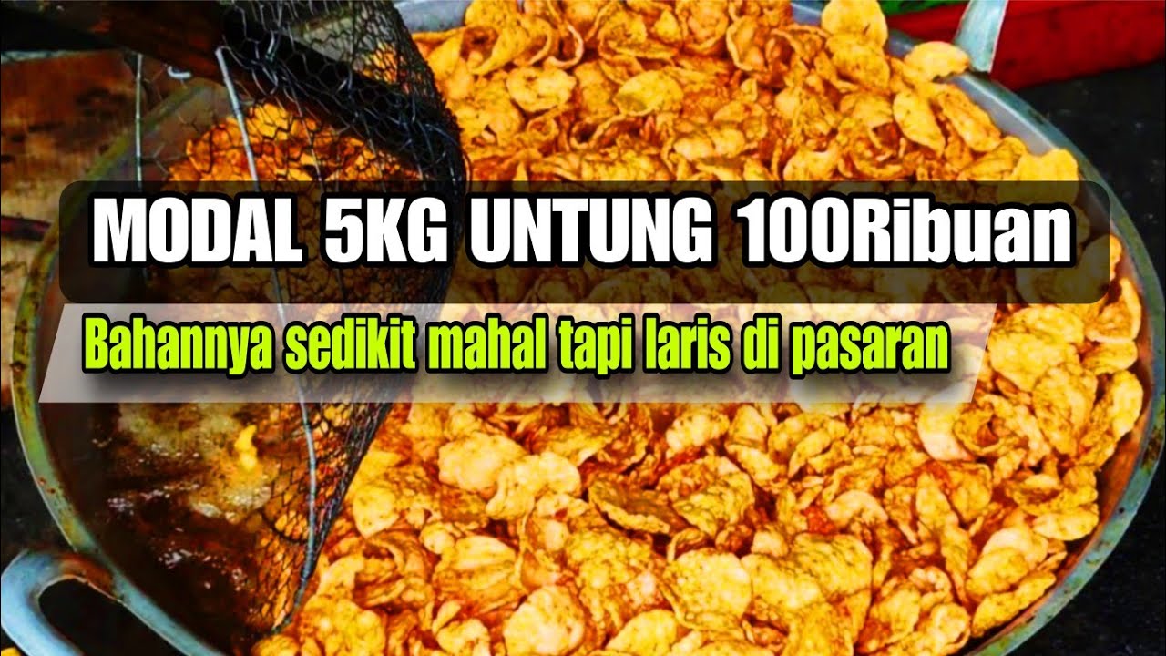 MODAL 5 KG KERUPUK SINGKONG UDANG Laris Manis | BONGKAR Untung Jualan kerupuk ini