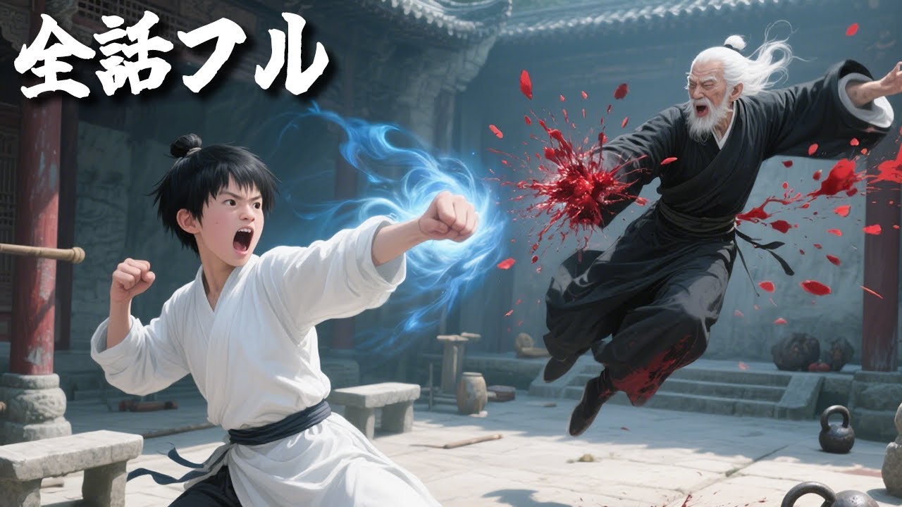 乞食に頭を三回叩かれた少年、絶世の武功を悟り一撃で伝説の達人を吹き飛ばした！#ショートドラマ #無料 #全話 #無料全話#kungfu