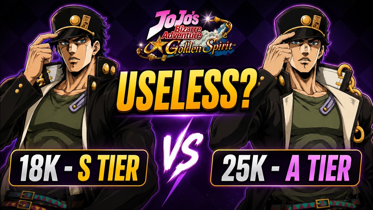 Бесполезны ли тир-листы и гайды по билдам? | JoJo's JJBA Golden Spirit | JoJo GS