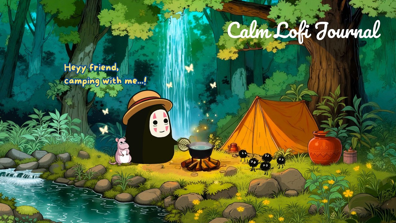 Little March Lofi Adventure 🔥|  Deep Focus Lofi Campfire with Calm & Chill Mood