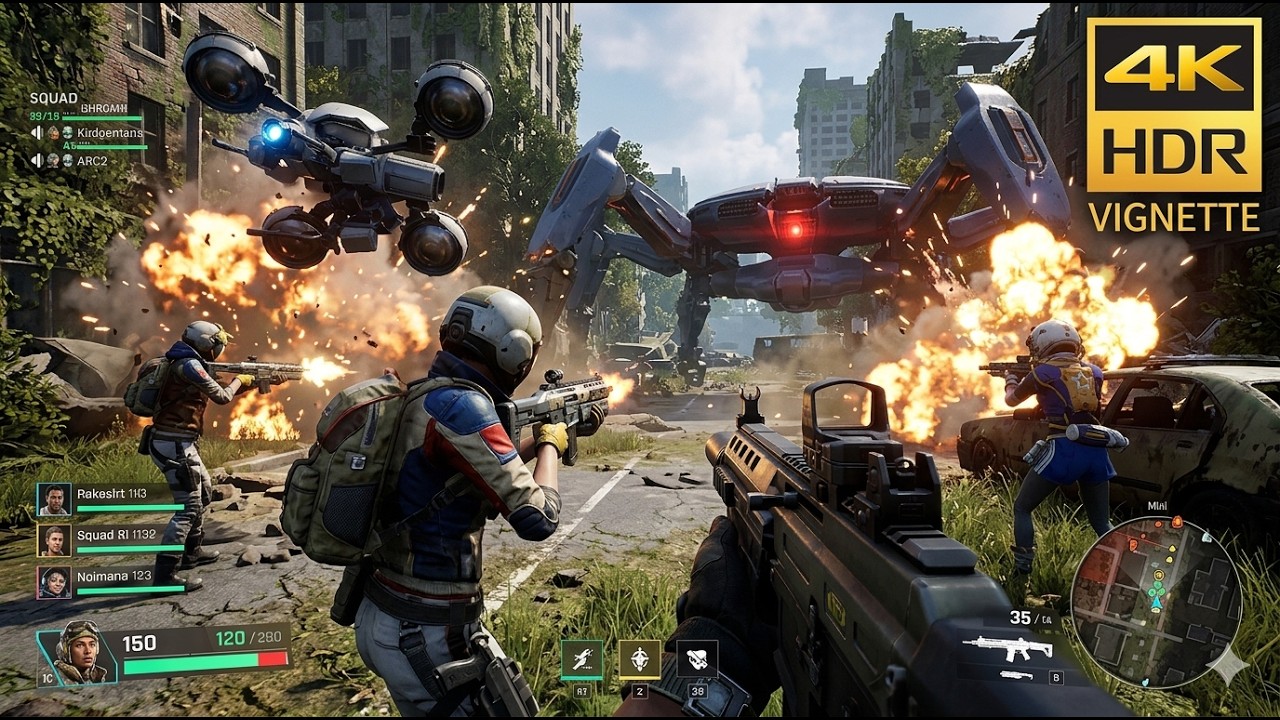 ARC RAIDERS (4K HDR) 60 FPS GAMEPLAY VIDEO ASMR