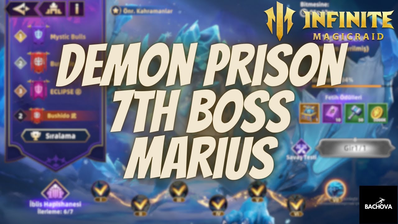 Infinite Magicraid-Demon Prison 7th Boss MARIUS