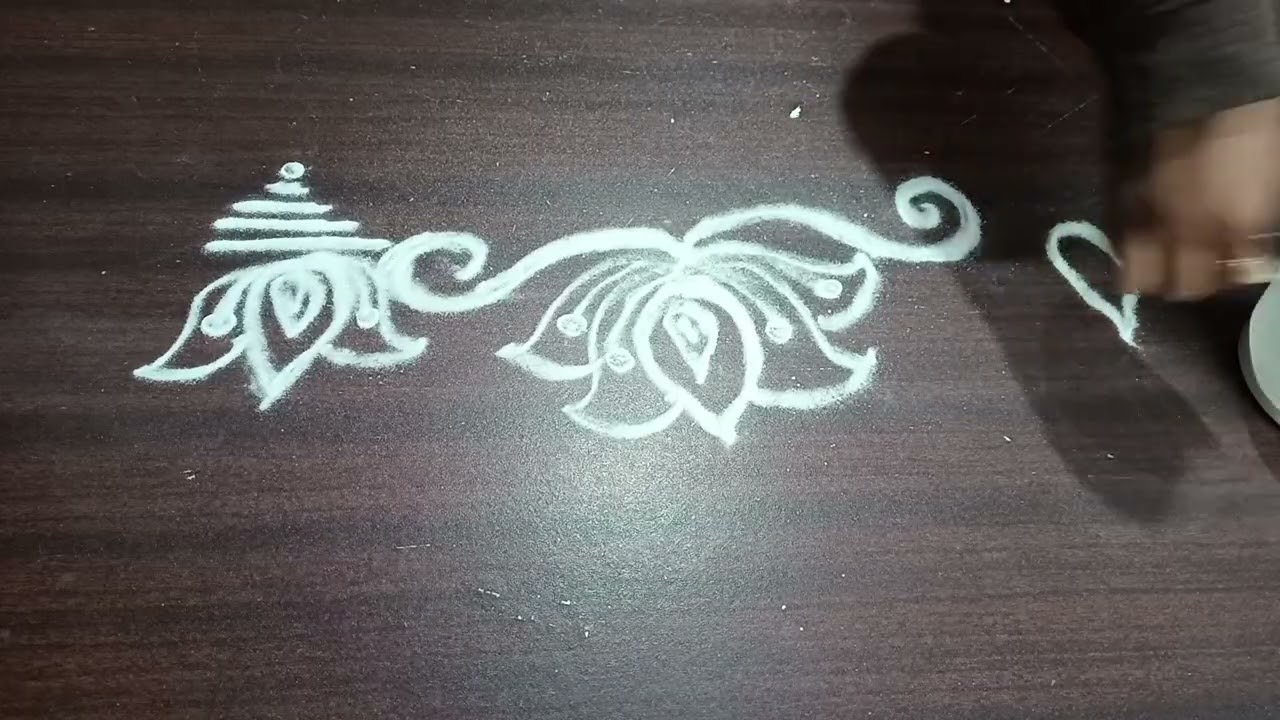 ଦୁଆର ବନ୍ଧ ରଙ୍ଗୋଲୀ🌺Easy Border Design Rangoli🌺Easy Door Side Rangoli🌷Daily Use Rangoli🌸