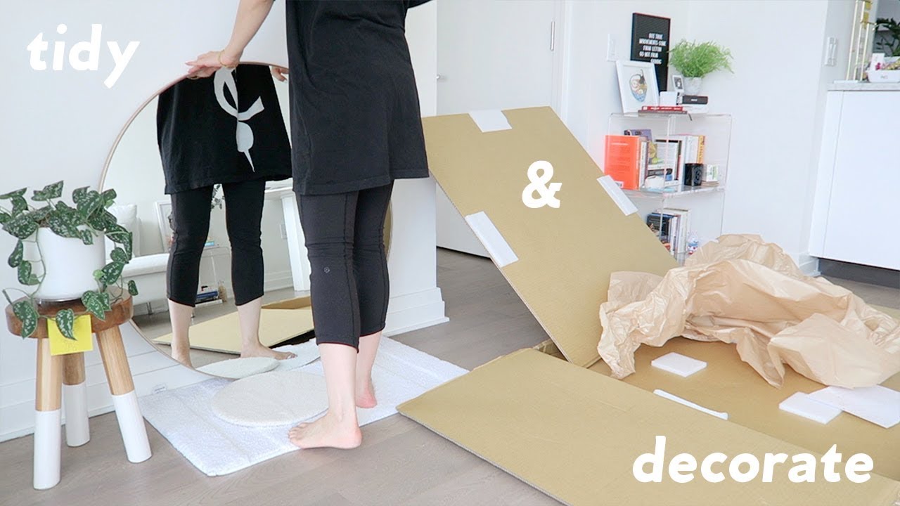 🛋️ Cleaning, tidying & *finally* decorating my space | A week in NYC