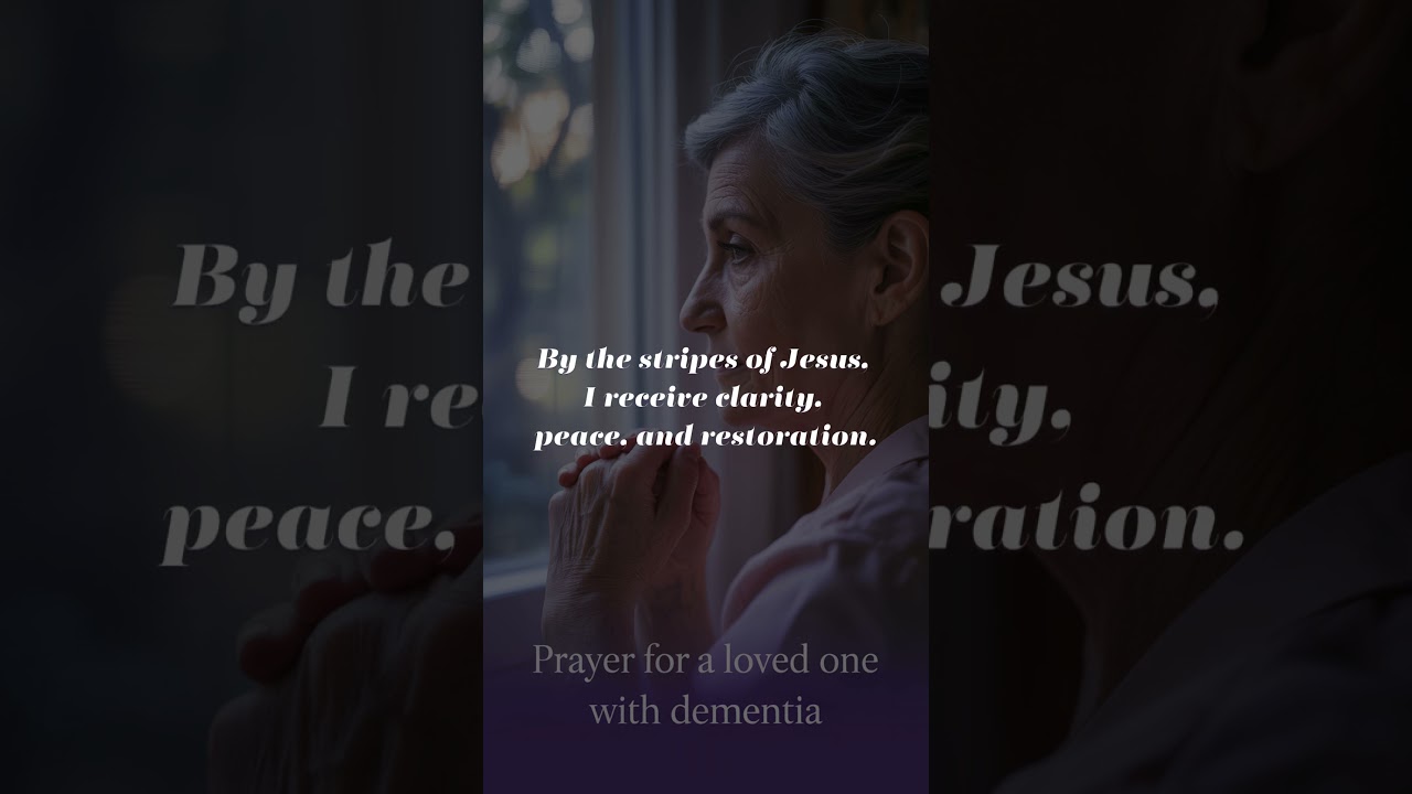 1 Minute Prayer for Early Dementia & Memory Loss Healing | Seeds of Authority 💜
