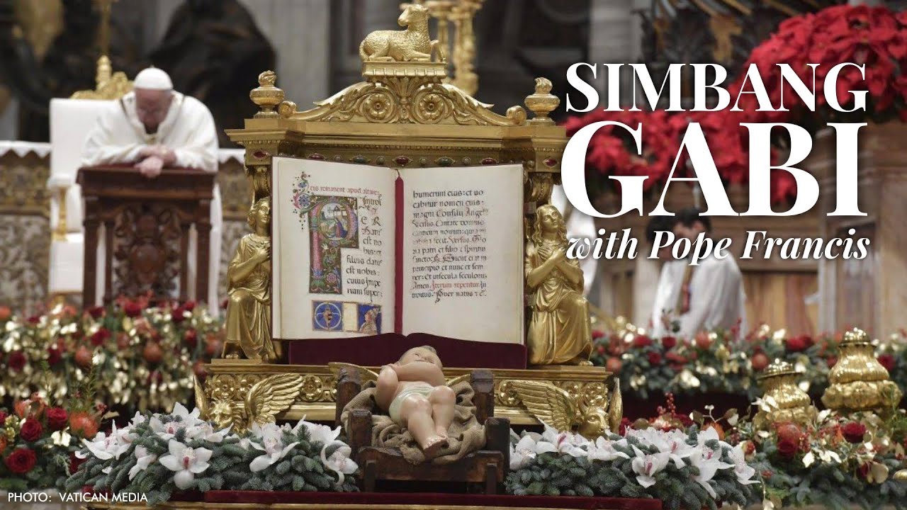 Pope Francis celebrates #SimbangGabi Mass with the Filipinos in Rome (w/ English annotations)