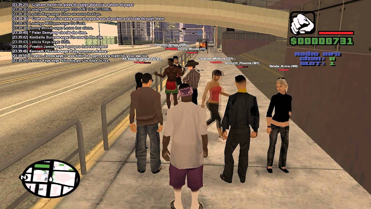LS-RP | Gangs activity on street los santos role play.