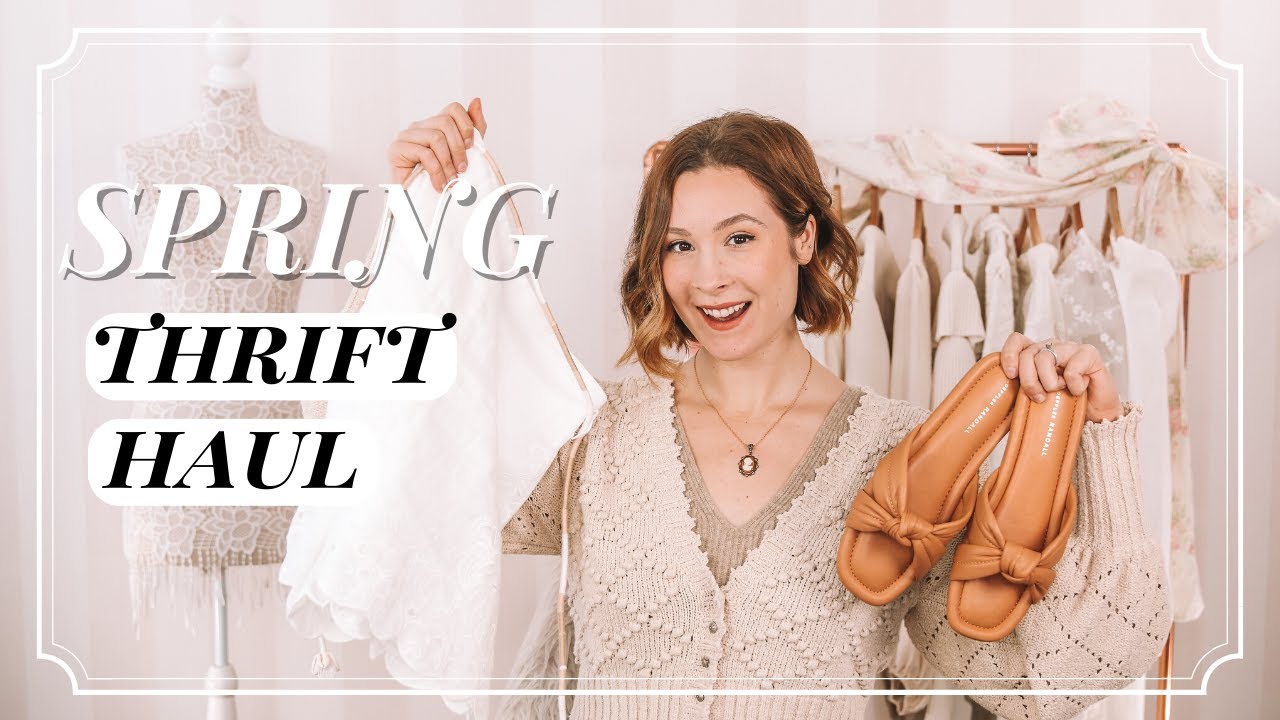 UNBELIEVABLE Spring Thrift Haul: Affordable Fashion from My Favorite Designers!