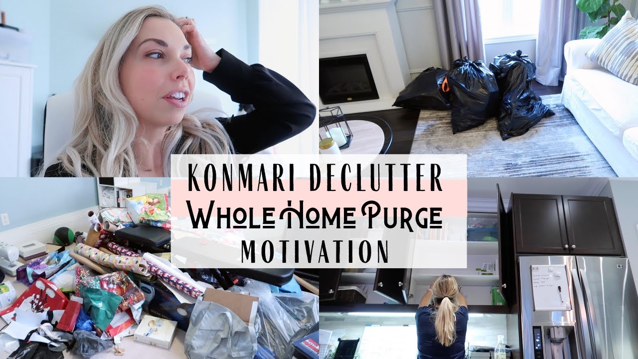 Konmari Method Declutter | Whole Home Purge Recap | Inspiration & Motivation