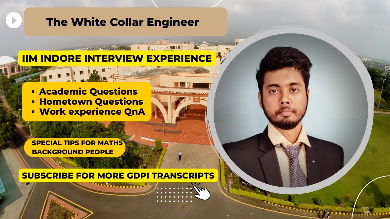 IIM Indore Interview Experience | How to convert BLACKI | Free GDPI Tips | #iimindore #mba #gdpi