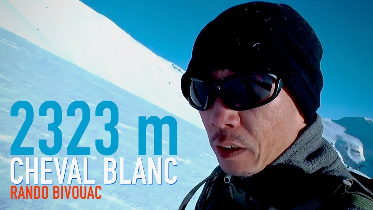 Rando et bivouac hiver sur le Cheval Blanc