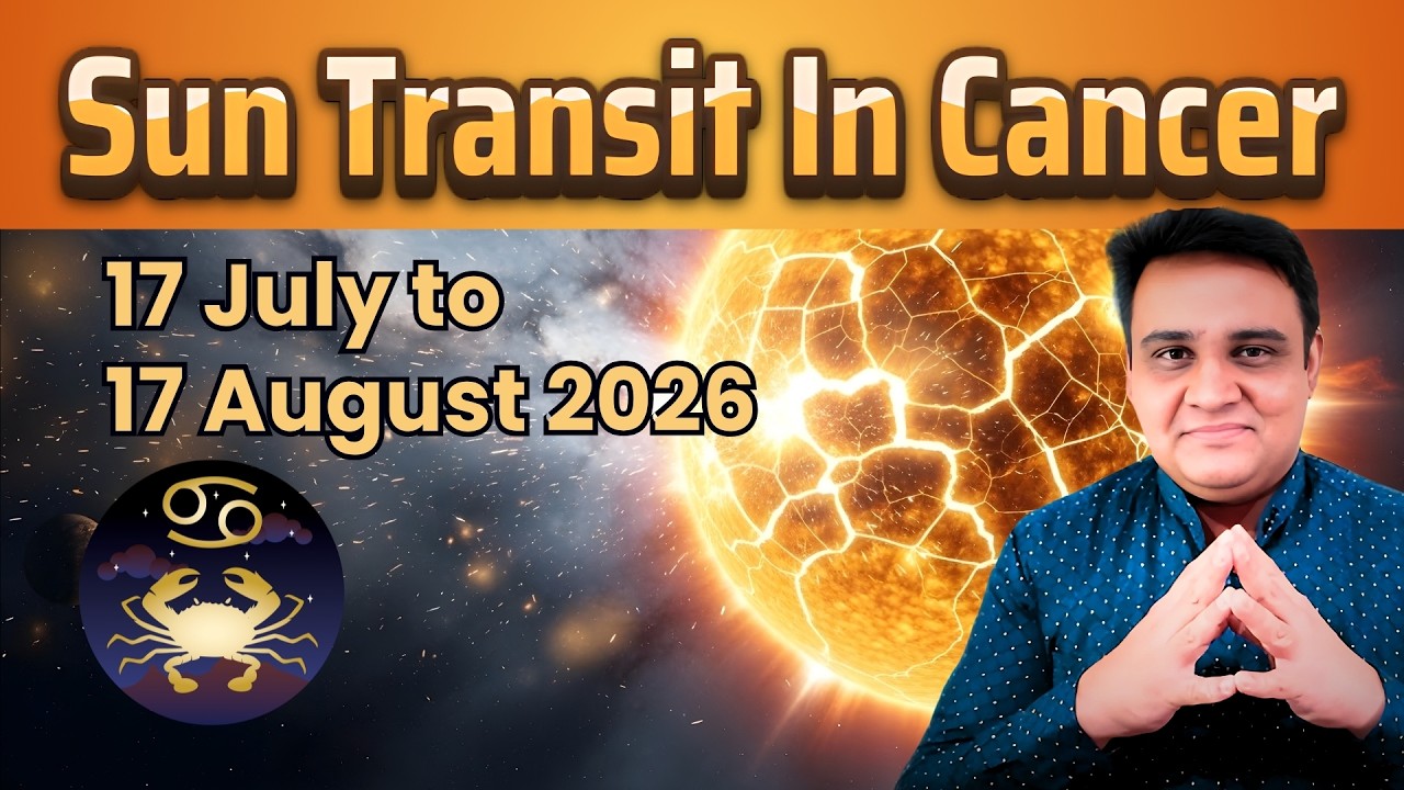 Sun Transit 17 July to 17 August 2026 | सूर्य का राशिपरिवर्तन.
