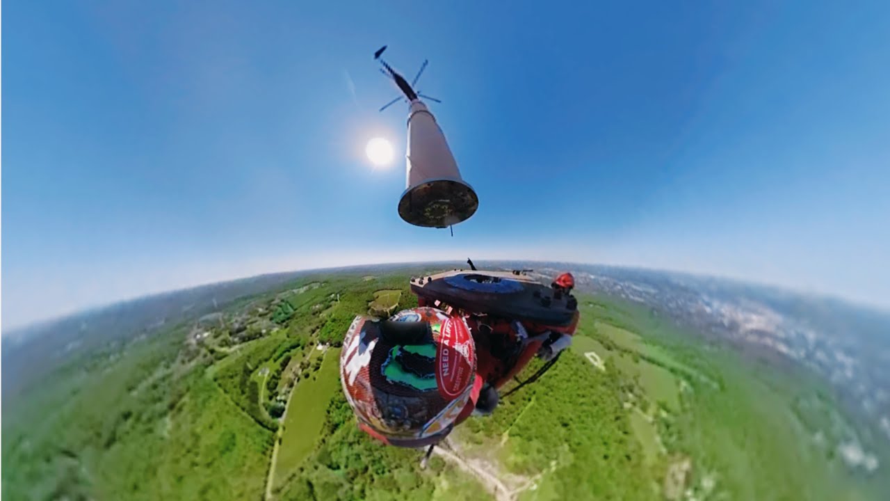 Fastest Antenna Changeout of the Repack- Miner’s 360° video