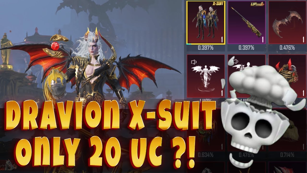 Dravion X-Suit LUCKIEST Spin Ever! JUST 20 UC?! 😱 | PUBG Mobile opening