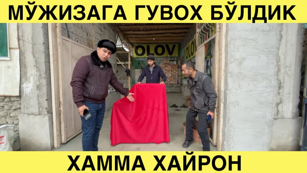 МЎЖИЗАГА ГУВОХ БЎЛДИК. ХАММА ХАЙРОН. 