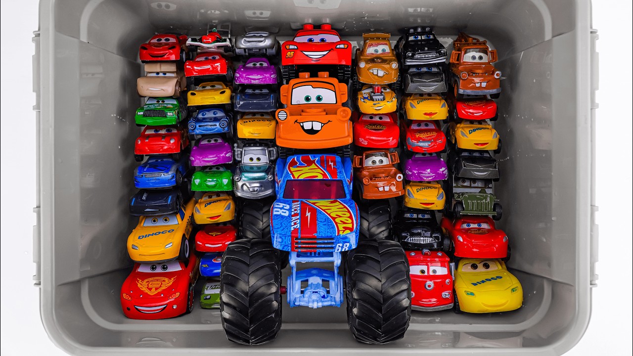 Disney Pixar Cars Unboxing Review | Lightning McQueen Cars Toys Colorful Track Collection