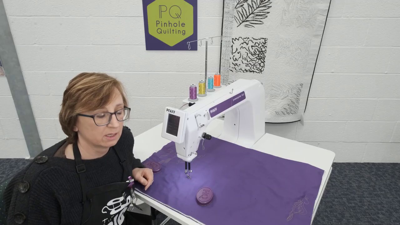 No 9 Pfaff Powerquilter Menus and Changing Top Tension