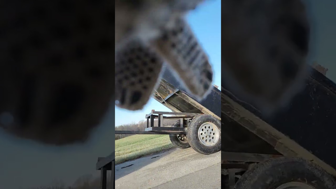 Custom made dump trailer , no hydraulic cylinder needed         December 8, 2024