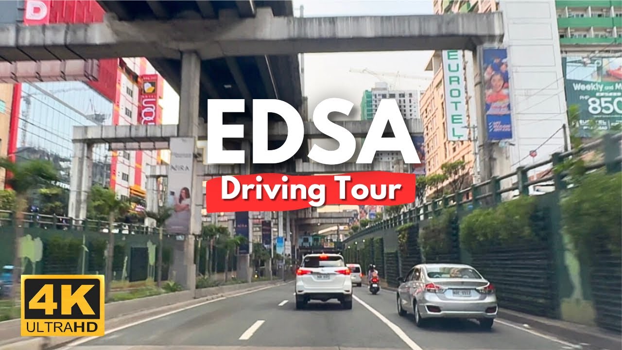 Is There Traffic on EDSA? Driving From Pasay To Caloocan City On A Sunday Afternoon | Philippines