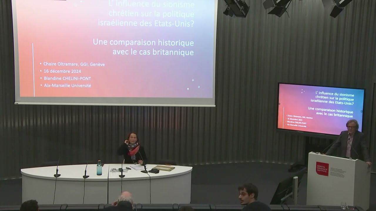 Le sionisme chrétien et son influence sur la politique israélienne des Etats-Unis.