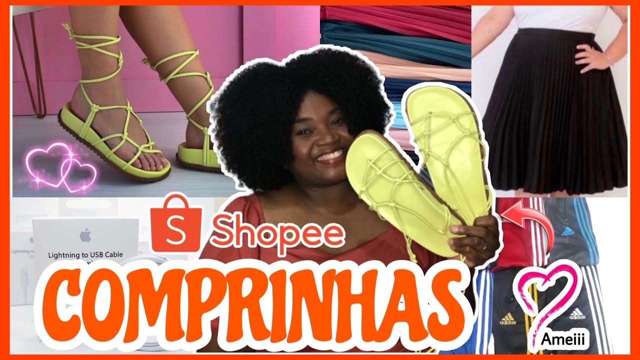 COMPRINHAS NA SHOPEE|ROUPAS CALÇADOS…ME DECEPCIONEI NESSA COMPRA#09