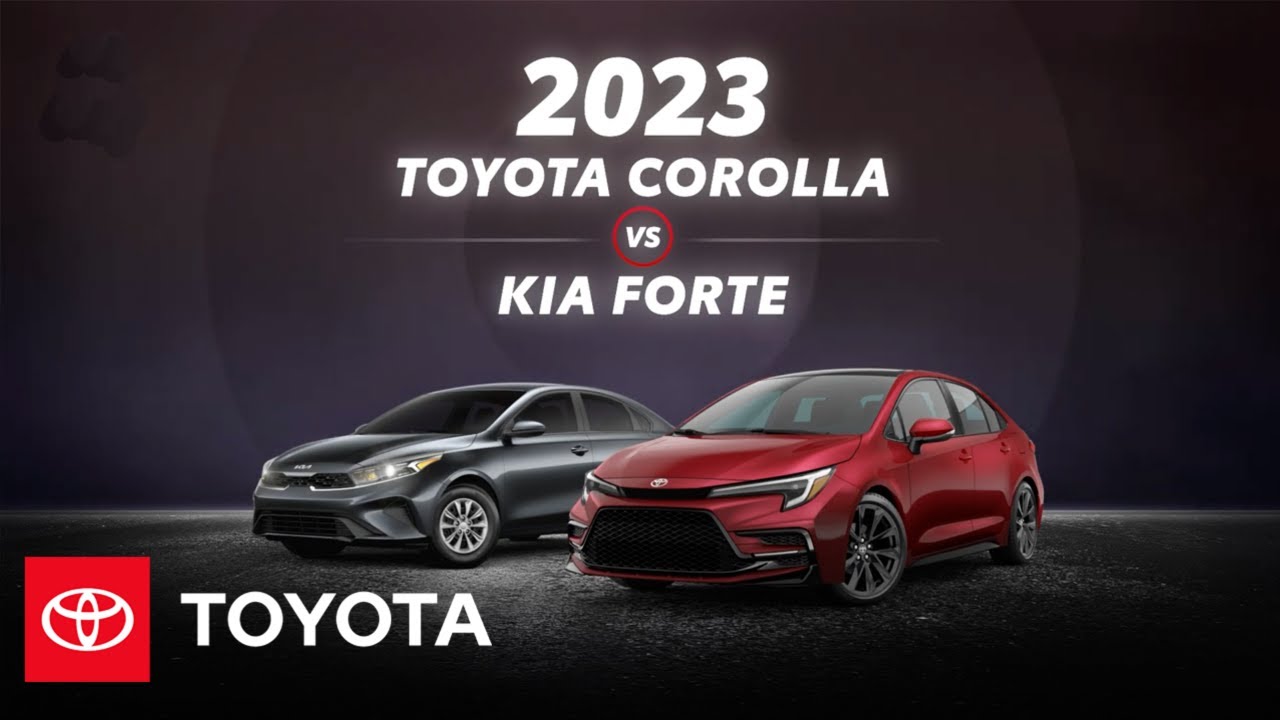 2023 Toyota Corolla vs 2023 Kia Forte | Toyota