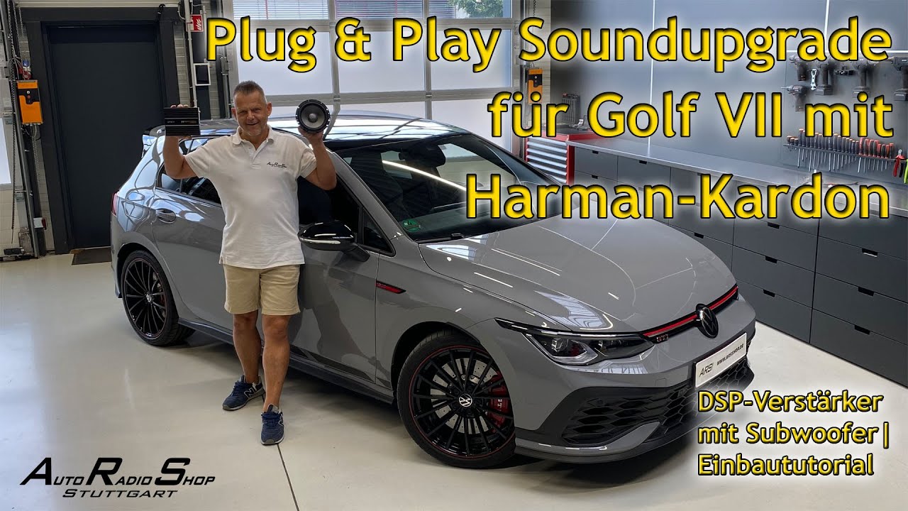 Golf VIII Harman Kardon Soundupgrade | Dsp Verstärker und neuer Subwoofer | Einbaututorial
